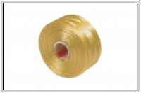 S-Lon, Size D, Beading Thread, Fdelgarn, golden yellow, 1 Spule